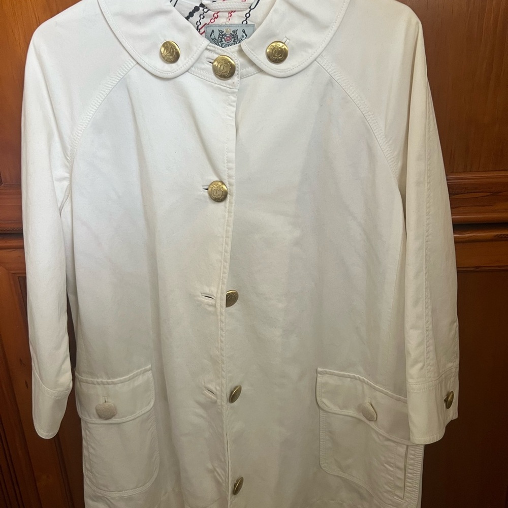Juicy Couture lightweight coat, off white XL size